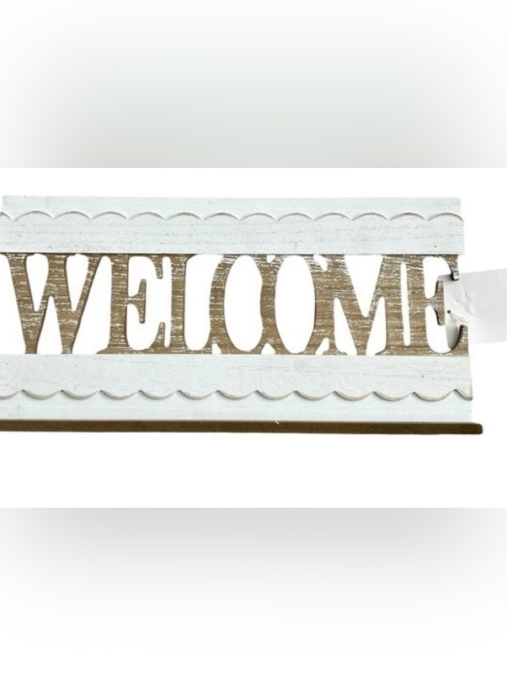 Wooden Welcome sign